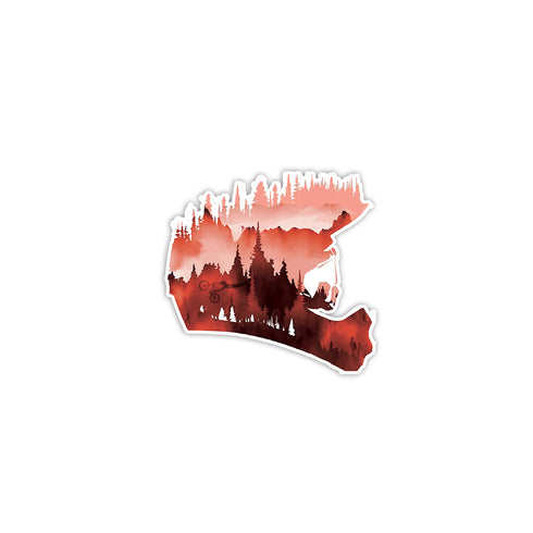 Adventure Helmet Sticker
